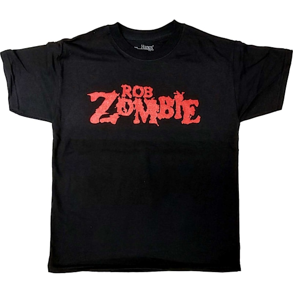 Rob Zombie Barn/Barn Logo Bomull T-shirt 12-13 år Svart Black 12-13 Years