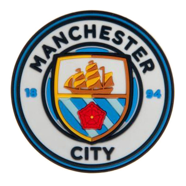 Manchester City FC officiella vapen Kylskåpsmagnet One Size Multic Multicolour One Size