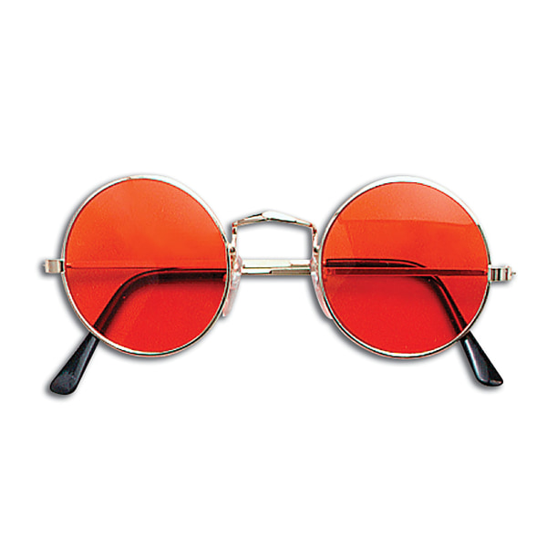 Bristol Novelty Unisex glasögon för vuxna 60-talsstil One Size Orange Orange One Size