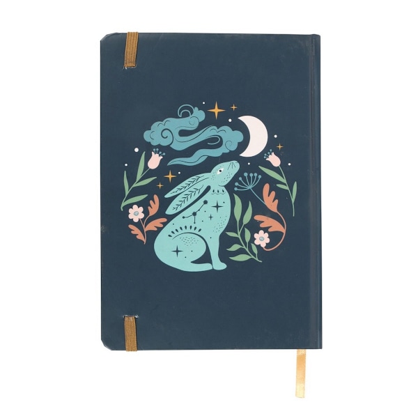 Something Different Midnight Hare A5-anteckningsbok Storlek: One Size Blå/Vit Blue/White One Size