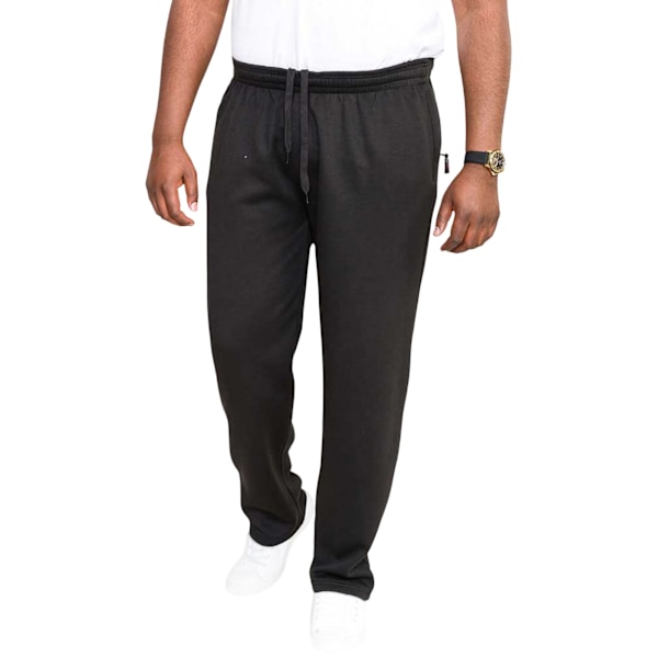 Duke Herr Joggingbyxor D555 Albert Rockford Open Hem Kingsize Black 4XL