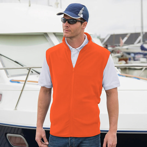 Result Core Herr Micro Fleece Gilet L Orange Orange L