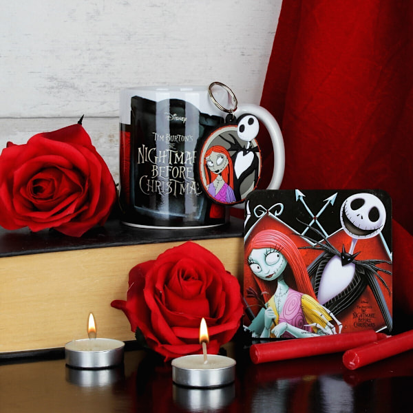 Nightmare Before Christmas Jack och Sally Presentset En Storlek Flerfärgad Multicoloured One Size