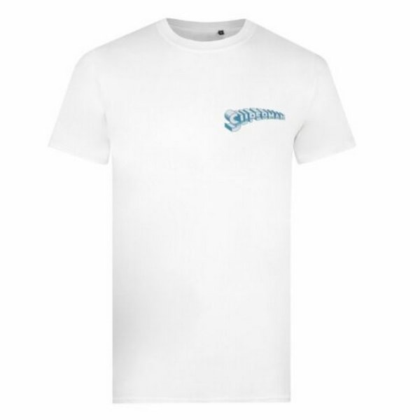 Superman Herr Save The World T-shirt XL Vit/Blå White/Blue XL