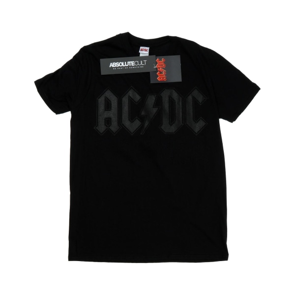 AC/DC Herr Svart Logotyp T-Shirt XL Svart Black XL