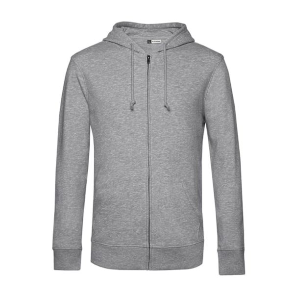 B&C Herr Organic Hoodie XS Gråmelerad Grey Heather XS