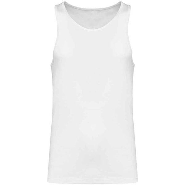 Kariban Herr Enfärgad Miljövänlig Tank Top XXL Vit White XXL