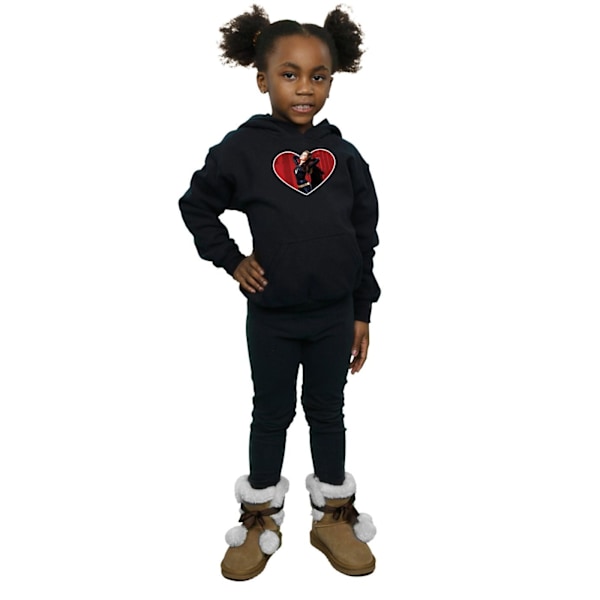 DC Comics Girls Batman TV-serie Catwoman Heart Hoodie 12-13 år Black 12-13 Years