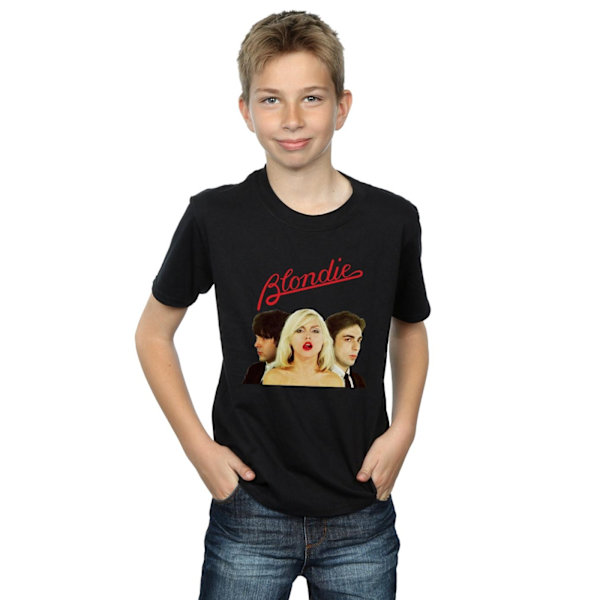 Blondie Boys Band Trio T-shirt 12-13 år Svart Black 12-13 Years