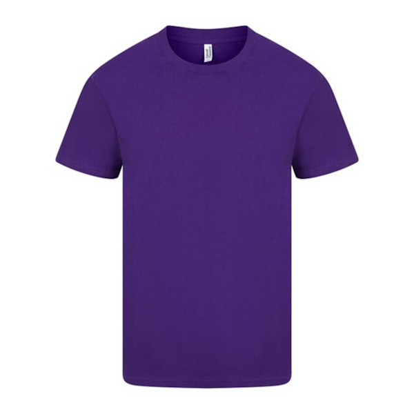 Casual Classic Herr Ringspun T-shirt XL Lila Purple XL