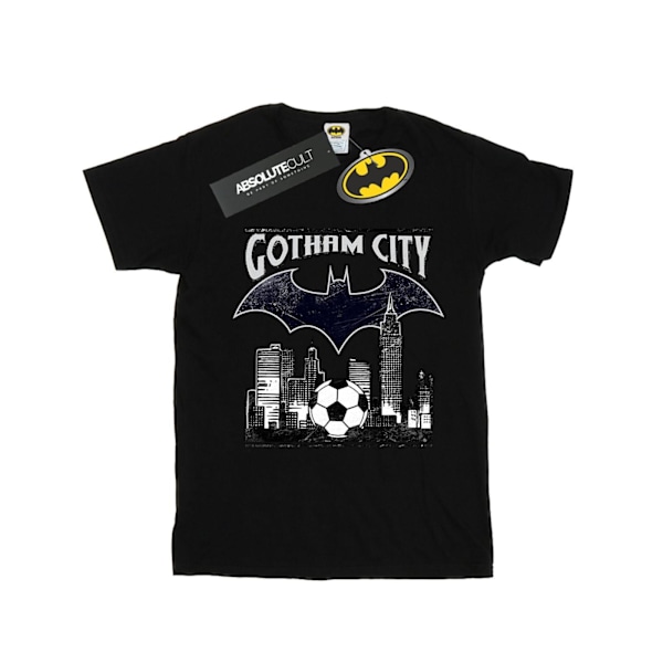 DC Comics Dam/Kvinnor Batman Football Gotham City Bomull Boyf Black L