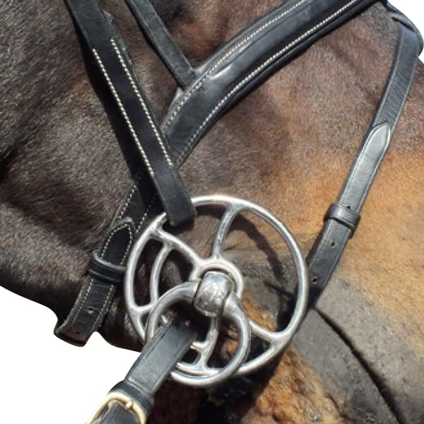 Whitaker Universal Hästbett Snaffle 145mm Stål Steel 145mm
