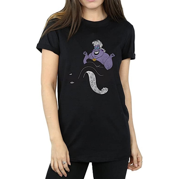 The Little Mermaid Dam/Damer Ursula Bomull Boyfriend T-Shir Black XL