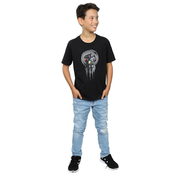 Marvel Boys Avengers Infinity War Power Fist T-shirt 9-11 år Black 9-11 Years