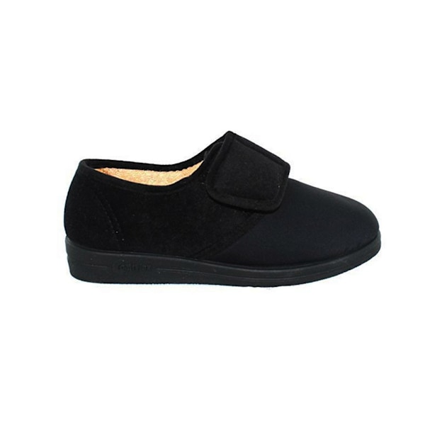 Comfylux Dam/Dam Stella Superwide Tofflor 4 UK Svart Black 4 UK