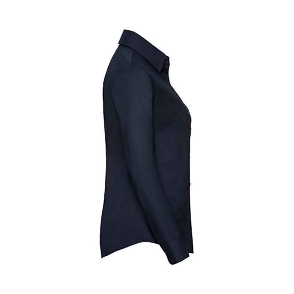 Russell Dam/Kvinnors Oxford Easy-Care Långärmad Skjorta 3XL B Bright Navy 3XL