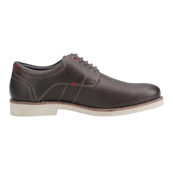 POD Herr Hampton Oxfords i italienskt läder 7 UK Grå Grey 7 UK