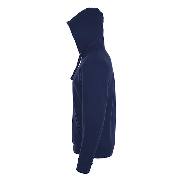 SOLS Herr Stone Zip Up Plain Hoodie M French Navy French Navy M