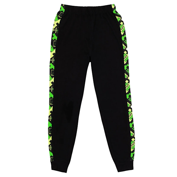 Minecraft Barn/Barn Creeper Kort Pyjamasset 9-10 År Sv Black/Green 9-10 Years