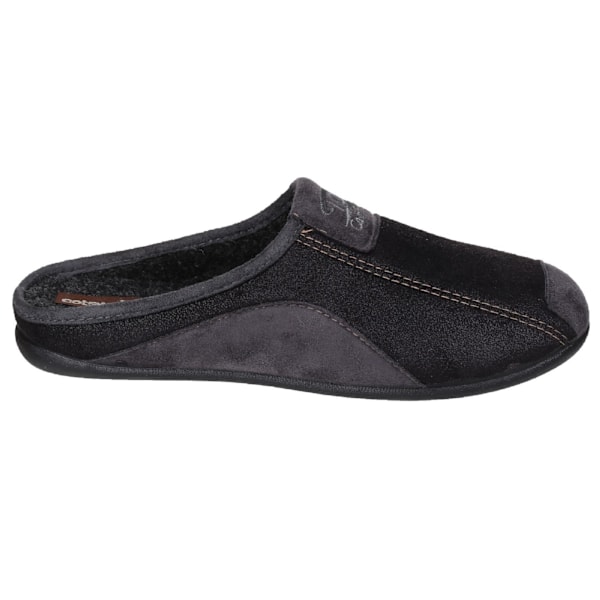 Cotswold herr Westwell Slip On Mule Slippers 8 UK Svart Black 8 UK