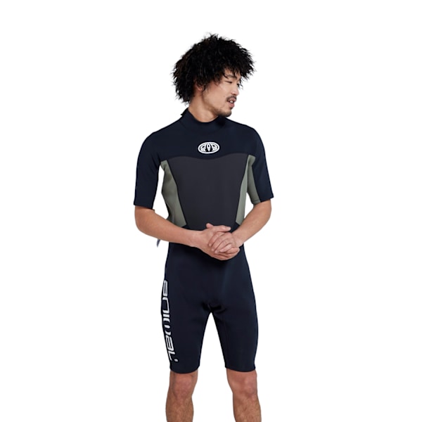 Animal Mens Slater Short Wetsuit XL-XXL Svart Black XL-XXL