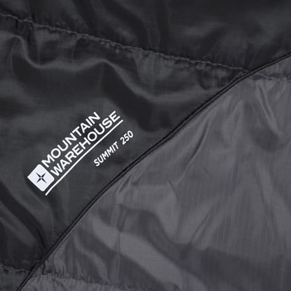 Mountain Warehouse Summit 250 Högerdragkedja Vinter Mumie Sovsäck Grey 215cm