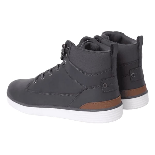 Crosshatch Herr Staiger Läder Sneakers 9 UK Grå Grey 9 UK