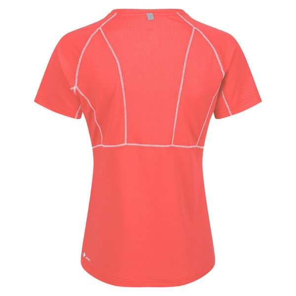 Regatta Dam/Kvinnor Devote II T-Shirt 14 UK Neon Peach Neon Peach 14 UK