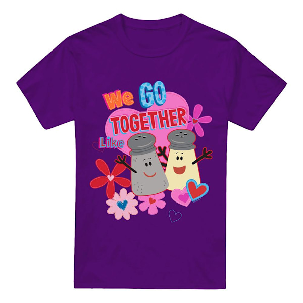 Blue´s Clues & You! Herr Salt And Pepper T-Shirt L Lila Purple L