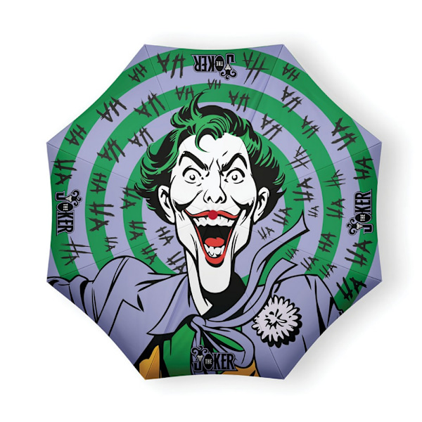 The Joker Fällbart Paraply En Storlek Flerfärgad Multicoloured One Size