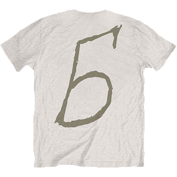Billie Eilish Unisex Vuxen Billie 5 Ryggtryck Bomull T-shirt X Natural XXL