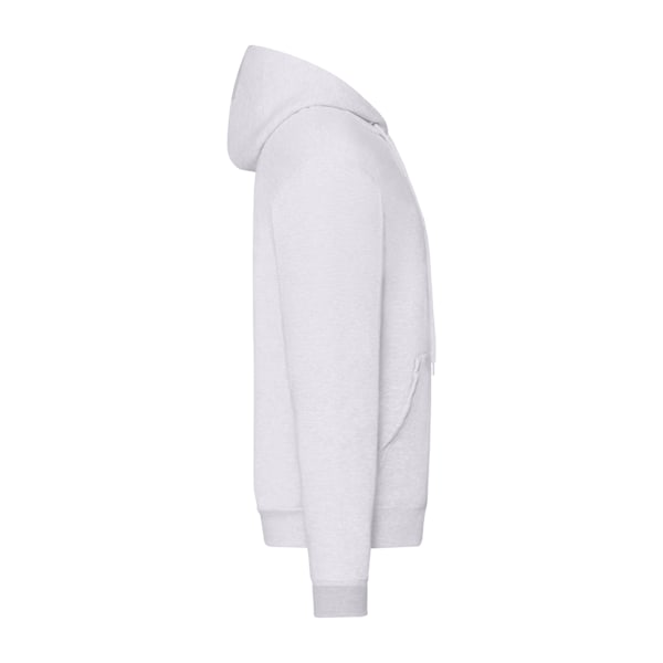 Fruit Of The Loom Mens Classic Heather Zipped Hoodie XXL Vit White XXL