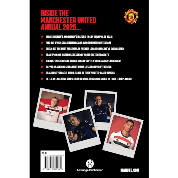 Manchester United FC 2025 Årsbok One Size Röd Red One Size