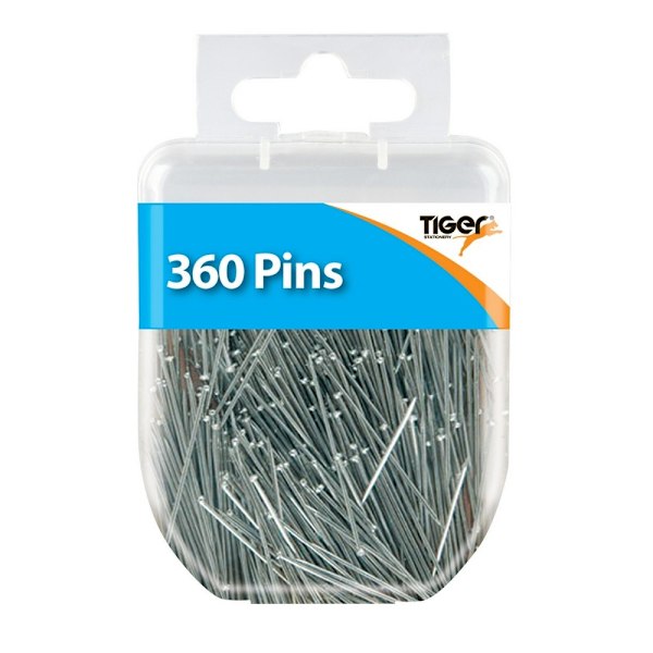 Tiger Stationery Essentials Raka Stift (Förpackning om 360) En Storlek Silver One Size