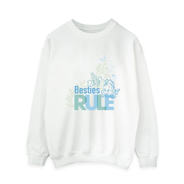 Disney Dam/Kvinnor Den Lilla Sjöjungfrun Besties Sweatshirt XXL White XXL