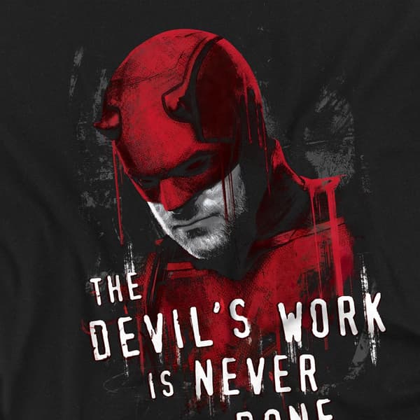 Daredevil Unisex Vuxen Born Again The Devil´s Work Is Never Don Black XXL