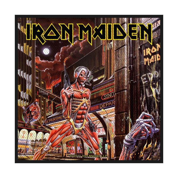Iron Maiden Somewhere Back In Time Vävda Standard Patch En Storlek Multicoloured One Size