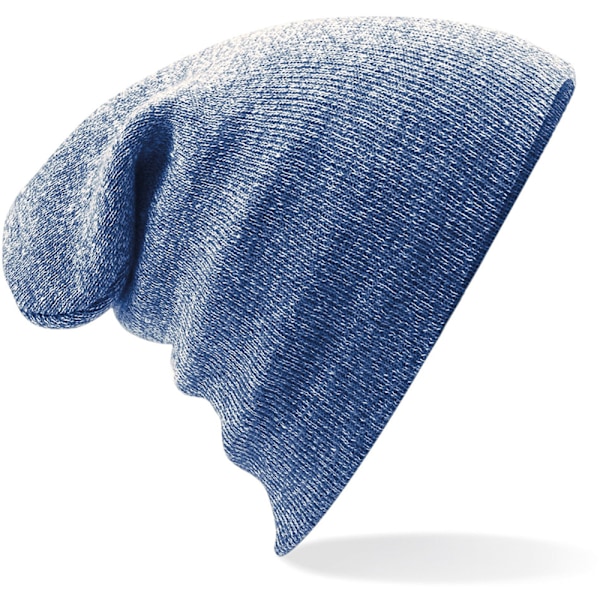Beechfield Unisex Vuxen Original Cuffed Beanie One Size Heathe Heather Admiral Navy One Size