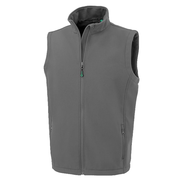 Result Äkta Återvunnen Herr Softshell Tryckbar Väst XX Workguard Grey XXL
