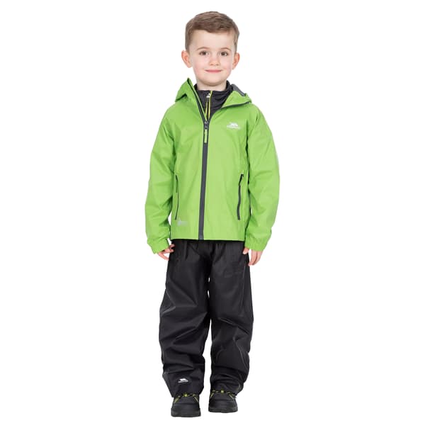 Trespass Barn/Barn Qikpac Vattentät Packaway Jacka 11/12 Leaf 11/12 Years