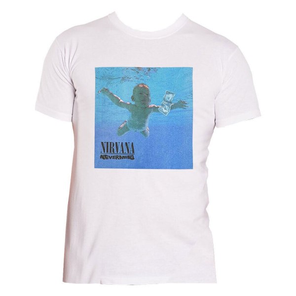 Nirvana Unisex Vuxen Nevermind Album Bomull T-Shirt L Vit White L