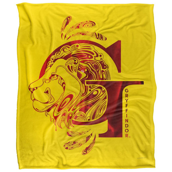 Harry Potter Gryffindor Abstrakt Filt One Size Flerfärgad Multicoloured One Size