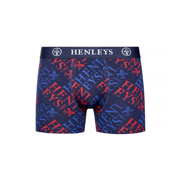 Henleys Mens Rutlers Assorted Designs Boxer Shorts (3-pack) Multicoloured S