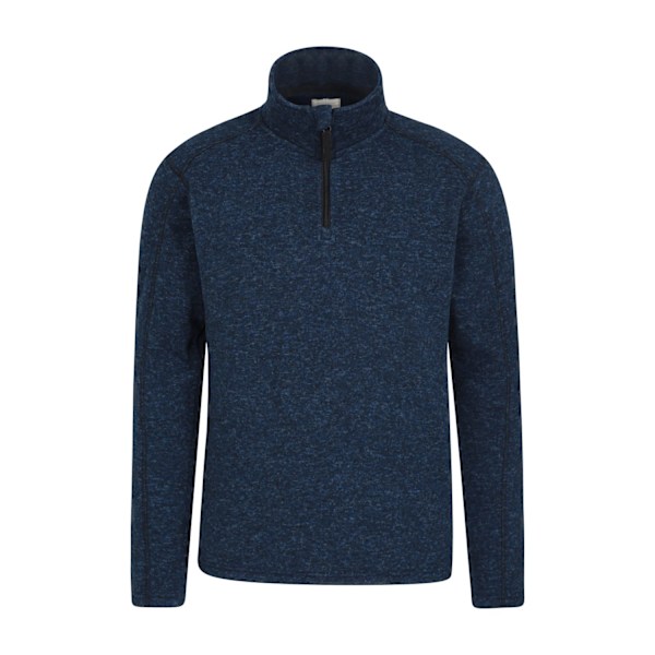 Mountain Warehouse Idris II Fleece-tröja med halv dragkedja för män, L, marinblå Navy L