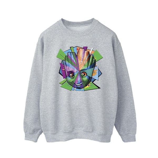 Marvel Herr Guardians Of The Galaxy Groot Shattered Sweatshirt Sports Grey S