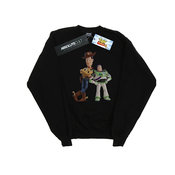 Disney Herr Toy Story Buzz And Woody Stående Sweatshirt 3XL Svart Black 3XL