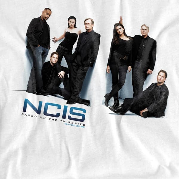 NCIS Herr Vit Rum T-shirt 4XL Vit White 4XL