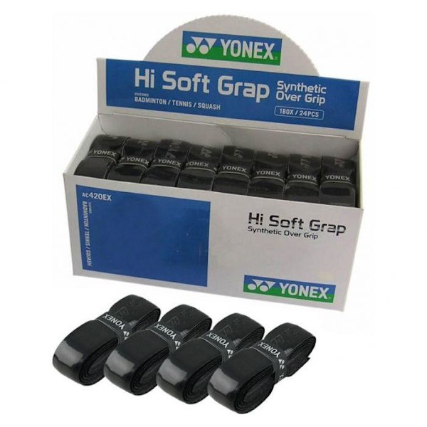 Yonex Racket Overgrip (24-pack) One Size Svart Black One Size