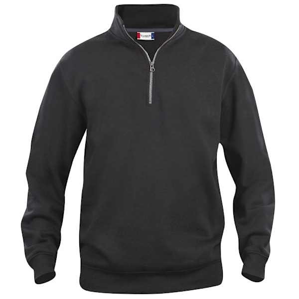 Clique Unisex Vuxen Basic Halv Zip Sweatshirt XS Svart Black XS