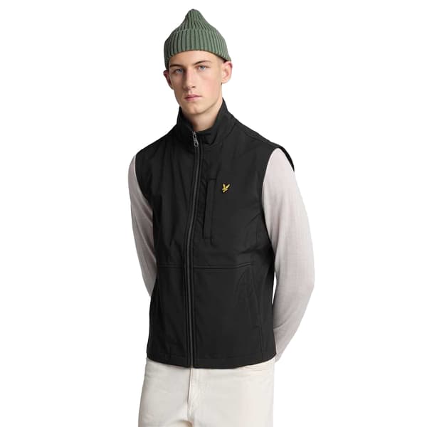 Lyle & Scott Herr Softshell Lättviktsväst S Svart Black S